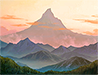 険しい山脈