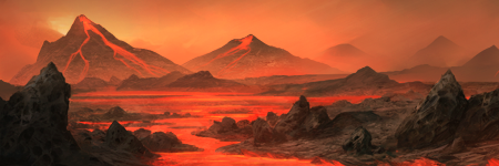 活動を鎮めた火山