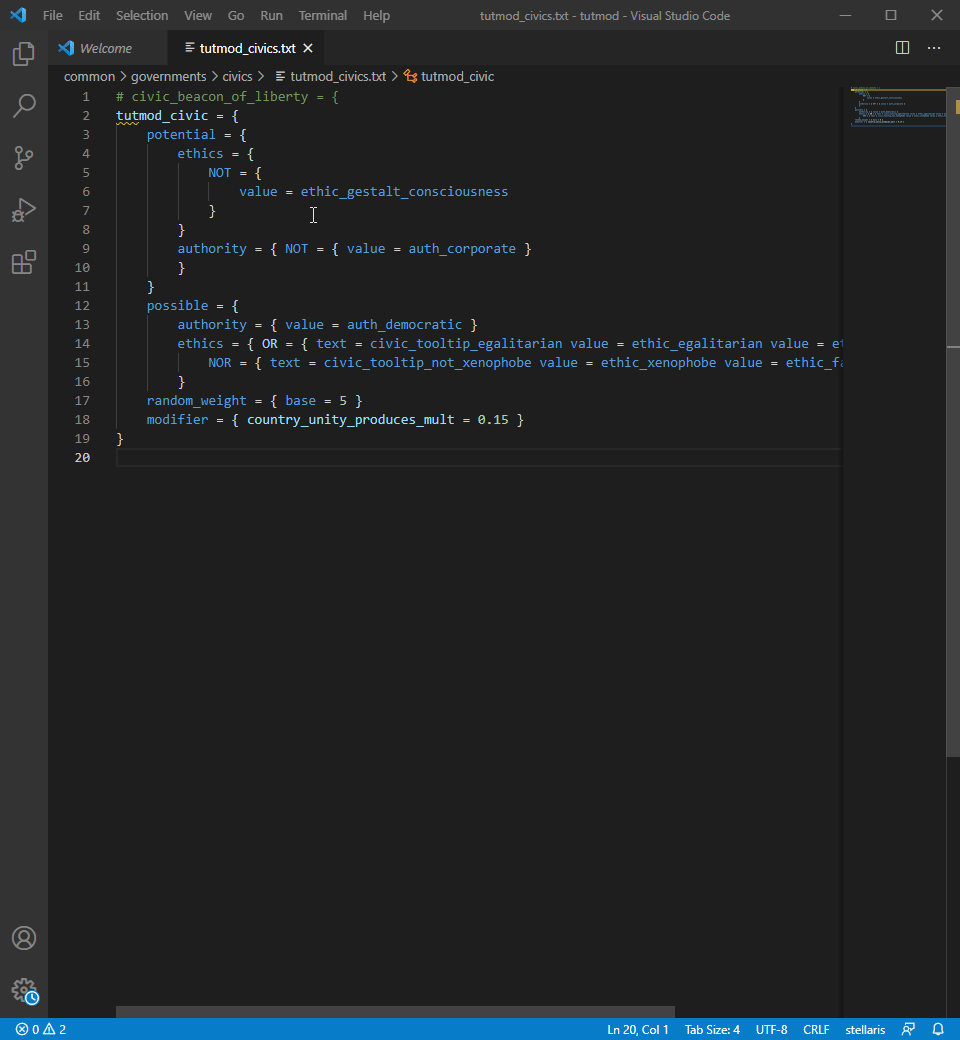 VSCとCWToolsによる整形